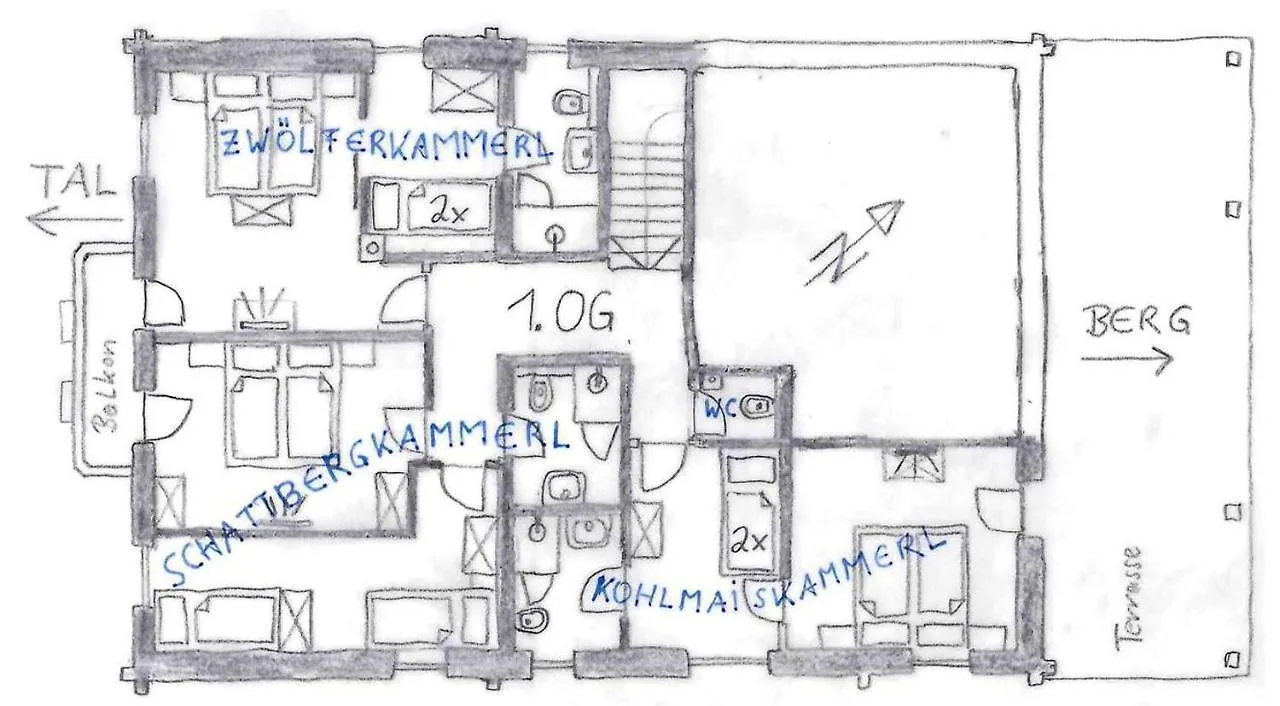 Sinnlehen Alm Saalbach-Hinterglemm Dağ evi